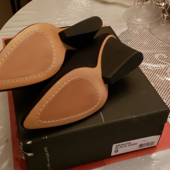Steve Madden shoes , black suede size 9 .New with - Picture 2 of 3